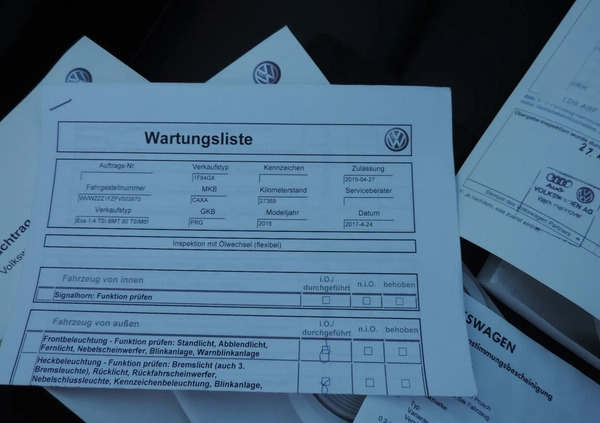 Volkswagen Eos cena 43777 przebieg: 97665, rok produkcji 2015 z Płońsk małe 781